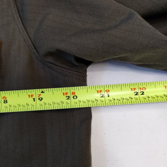 Off The Grid Thunderbolt Button Down Shirt Army Green Size M - Picture 10 of 10